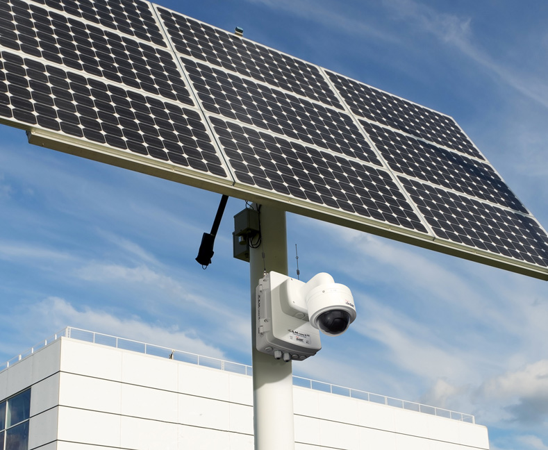 Solar CCTV camera