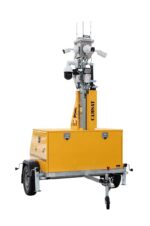 Mobile CCTV monitoring tower